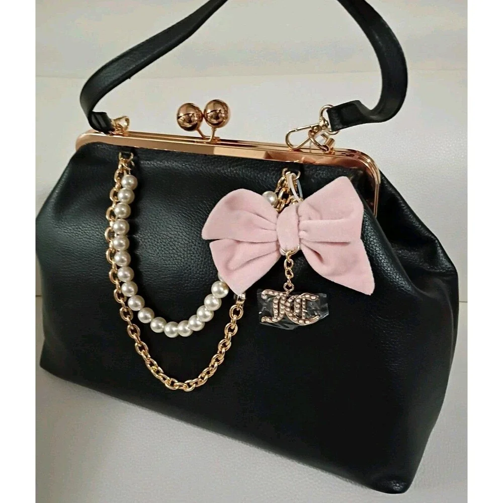 Juicy Couture Charm Haus Large Frame Kisslock Clutch